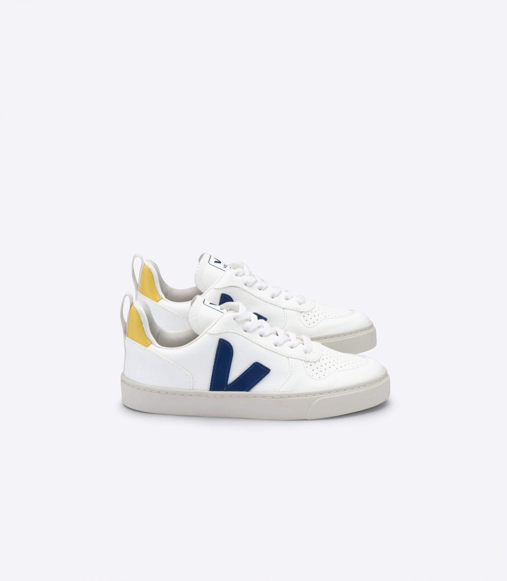 Veja Sneakers Copii - V-10 Cwl - Albi - 0823976-NW